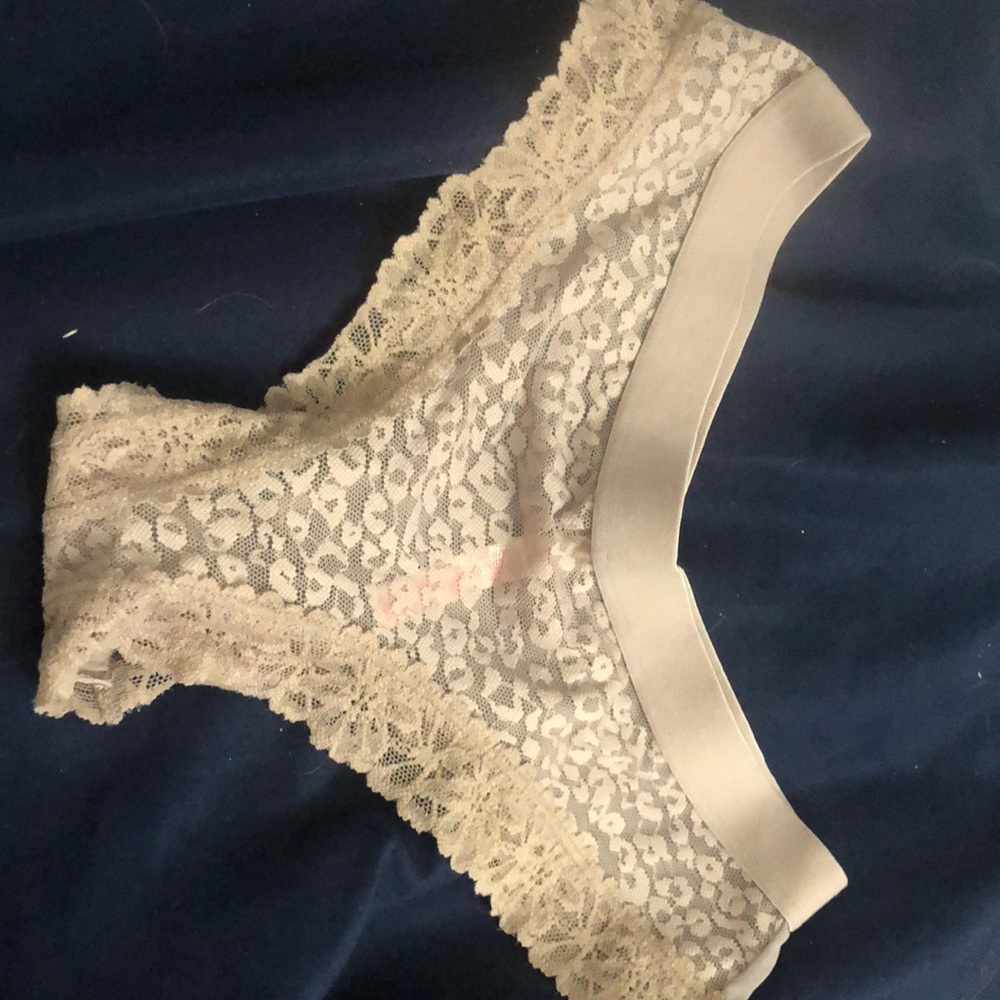 Pink Victoria’s Secret thongs